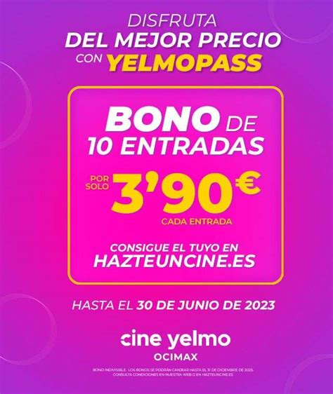 cine yelmo meridiano productos|YelmoPass para Dos – Hazte un cine